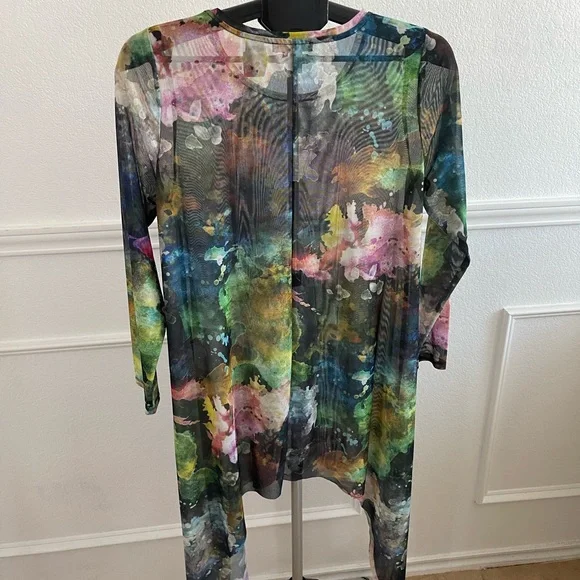 Multicolor Abstract Long Sleeve Top / Dress - Picture 4 of 7
